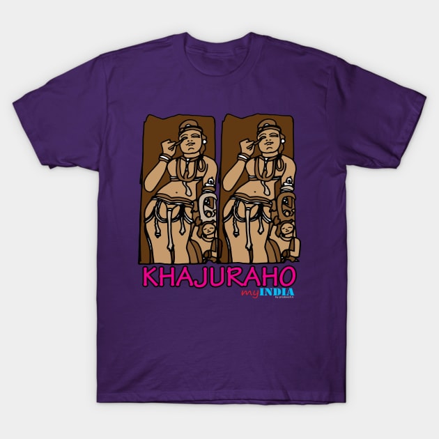 Khajuraho T-Shirt by Pradeeshk